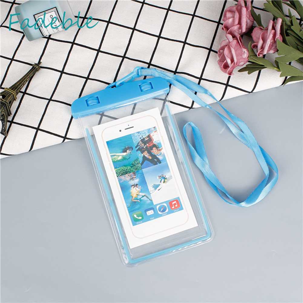 Túi Đựng Điện Thoại Chống Thấm Nước Màn Hình Cảm Ứng Dạ Quang Dùng Khi Đi Bơi