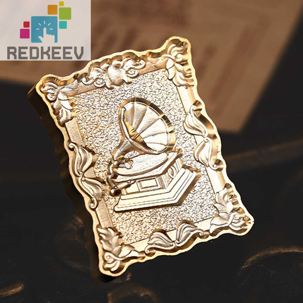 Đầu Tem Đóng Dấu Niêm Phong Thiệp Mời Đám Cưới DIY Phong Cách Retro