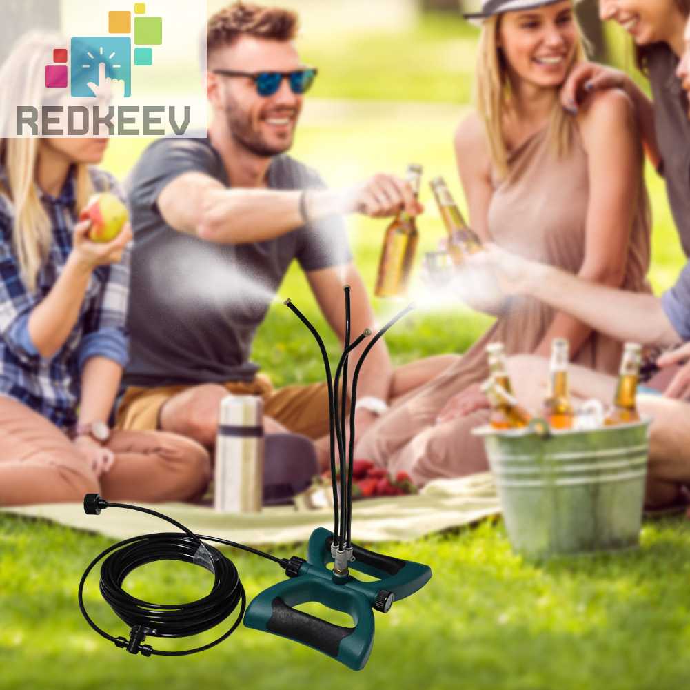 Hệ Thống Làm Mát Phun Sương Làm Mát Đa Đầu Đứng Cho Sân Vườn