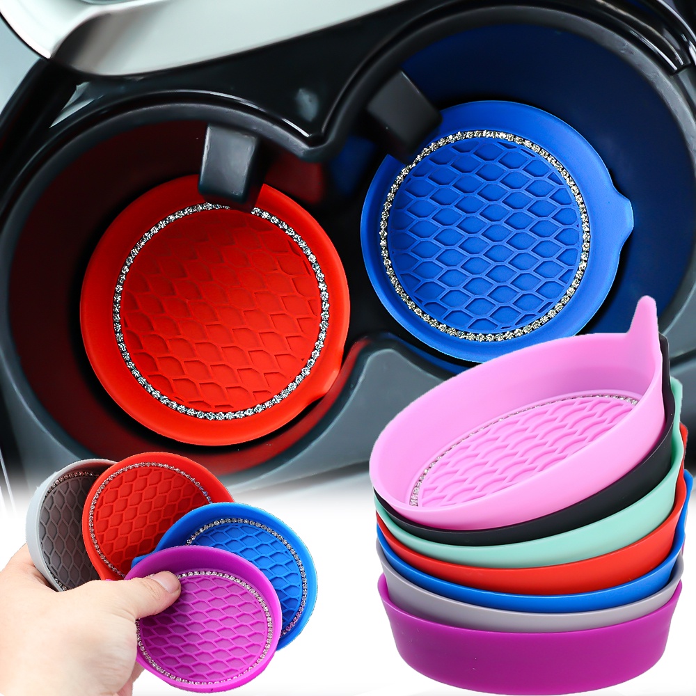 Giá Đỡ Cốc Nước Đính Đá Lấp Lánh Chống Trượt Bằng Silica