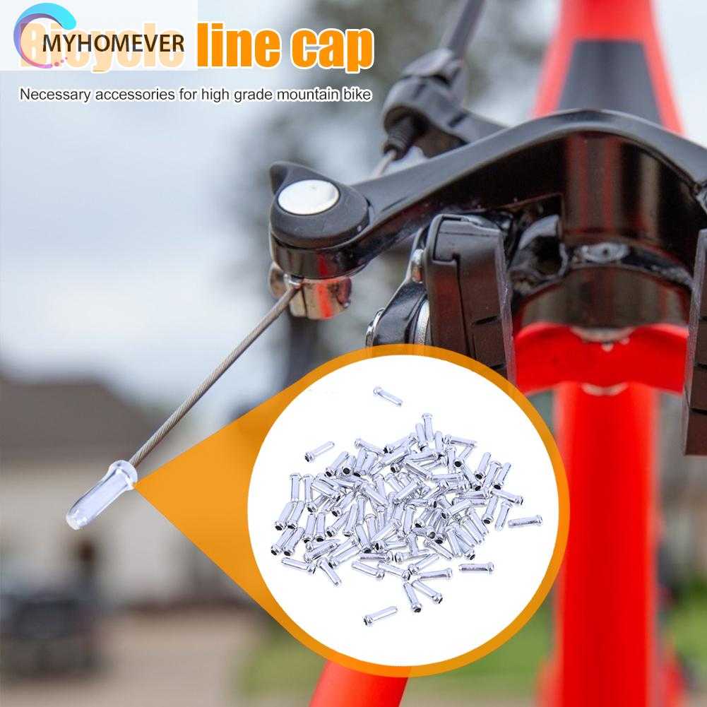 Set 200 Đầu Bọc Dây Phanh Xe Đạp Bằng Nhôm