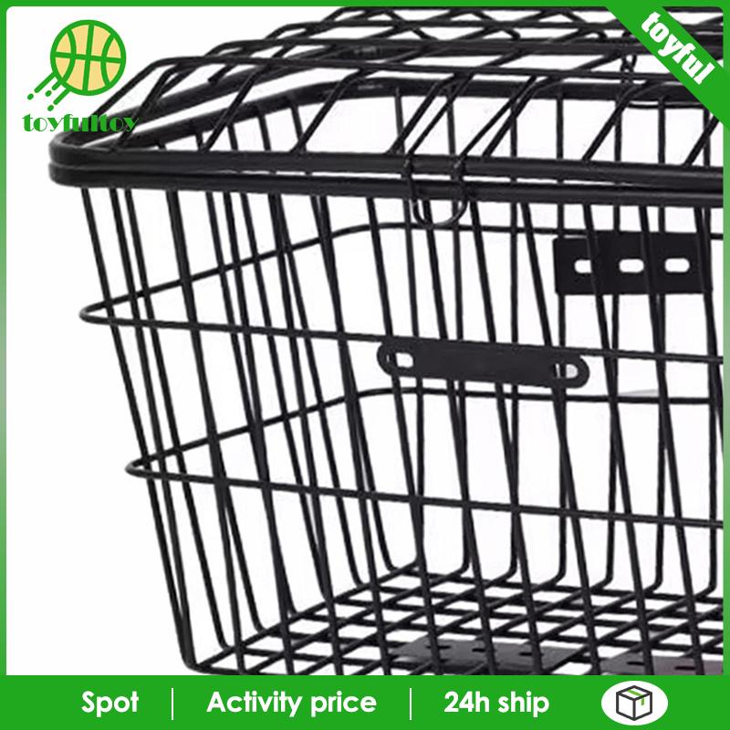 Giỏ Xe Đạp [Toyfulcabin] Giá Đỡ Dày Dặn Dễ Lắp Đặt Kèm Vỏ Bọc