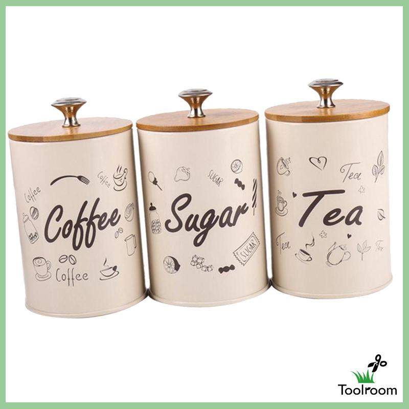 Bộ 3 Hộp Thiếc Đựng Kẹo Có Nắp Đậy Tiện Dụng