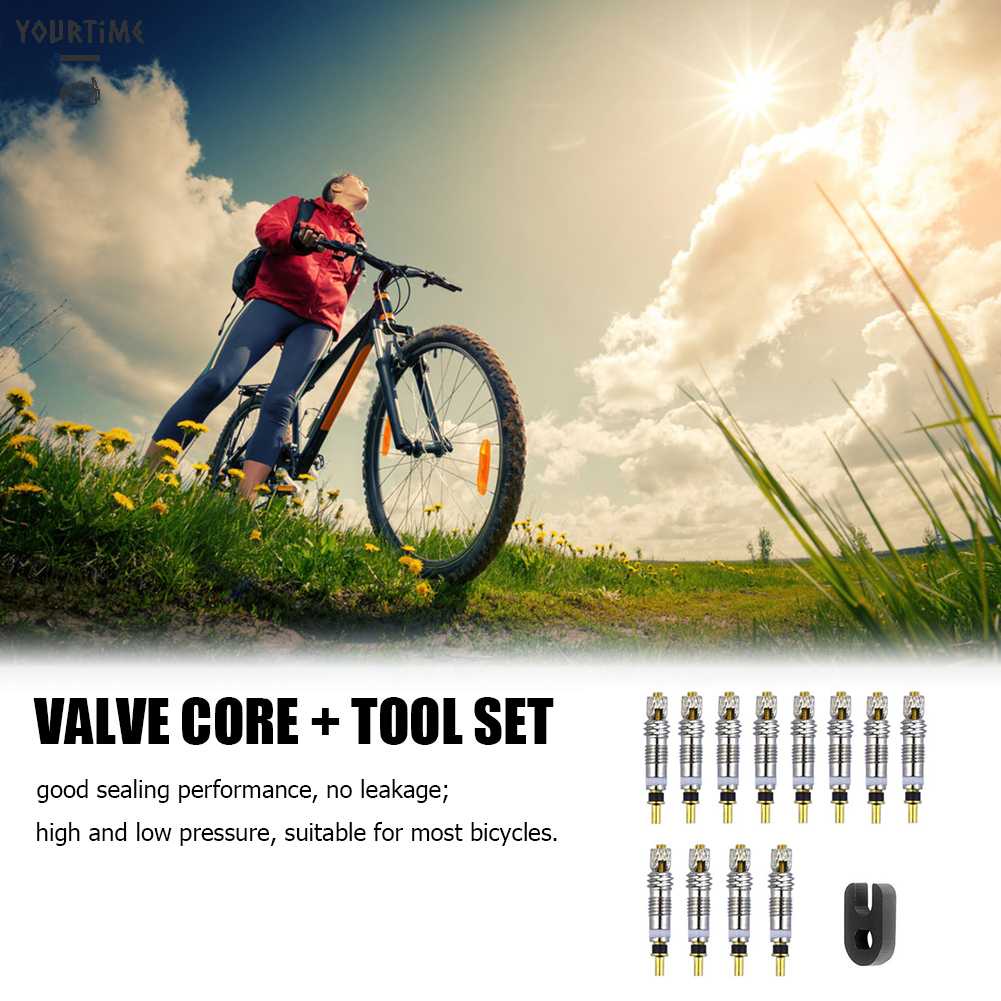 2 / 6 / 12 Lõi Van Xe Đạp Kèm Dụng Cụ Tháo Gỡ