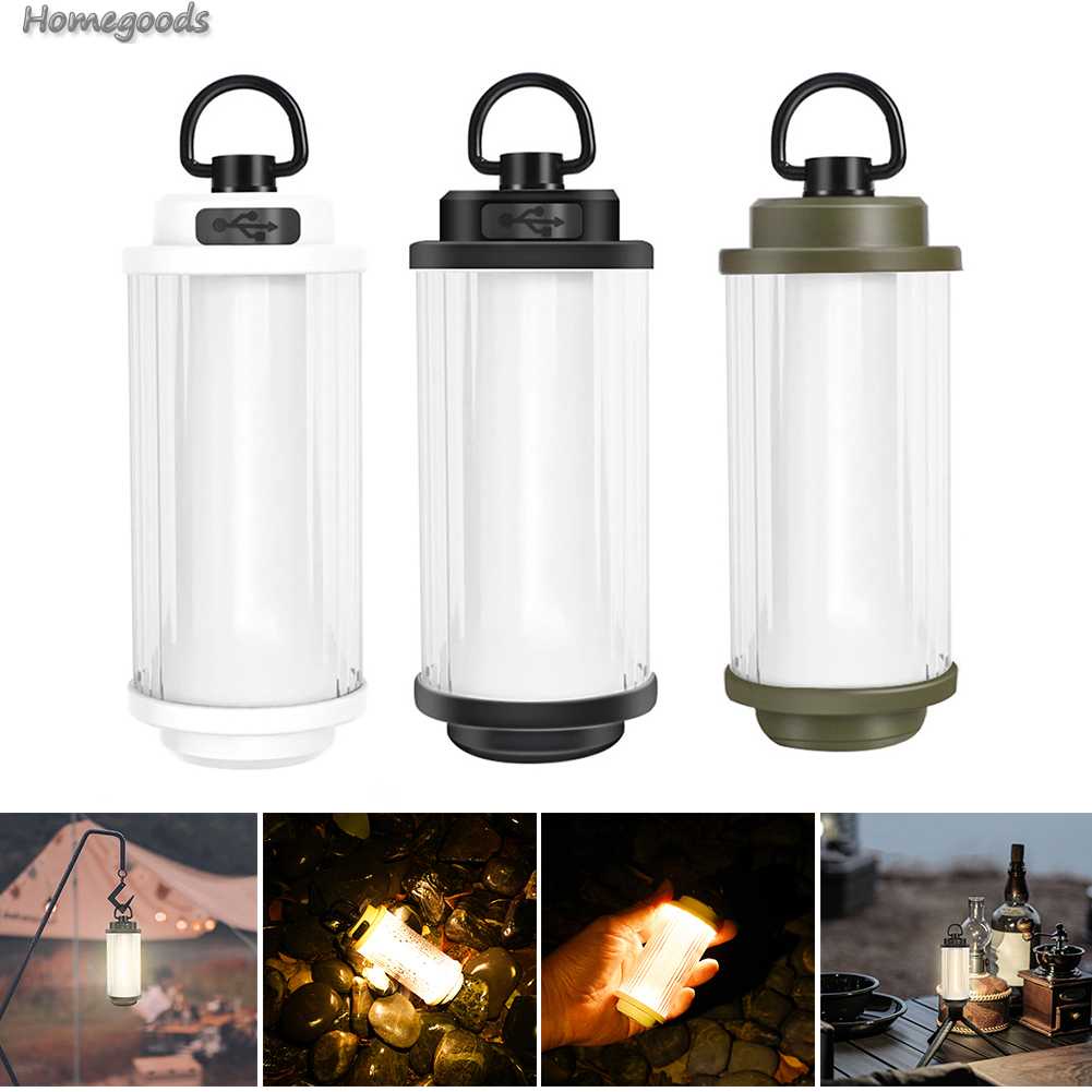 Đèn Pin Cắm Trại Siêu Sáng 200LM Đến 9H 3000mAh Tiện Dụng