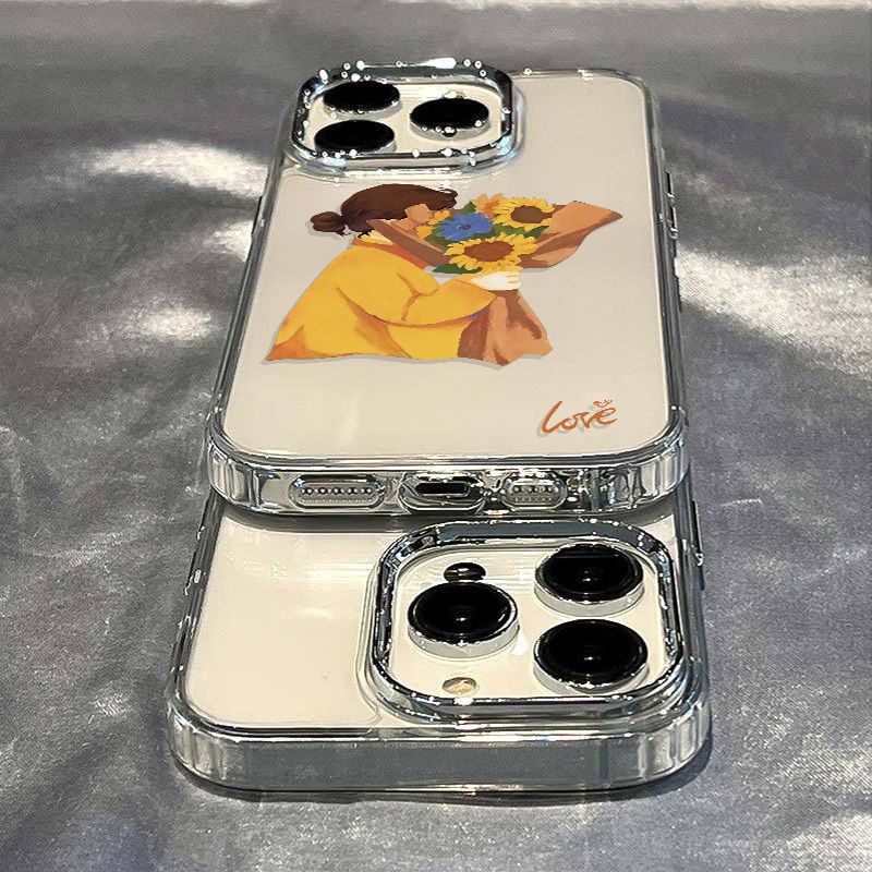 ✅Ốp Điện Thoại Mềm Chống Sốc Kiểu Dáng Đơn Giản Cho Iphone 13max 1114pro Plusiphone127In Style 8 Flowers UGY0