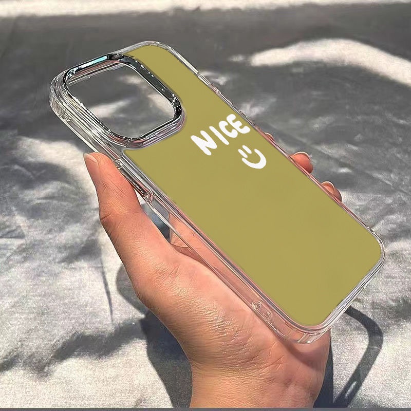 ✅Ốp Điện Thoại Mềm Chống Sốc In Hình Mặt Cười Cho Apple Iphone 14Pro max 78Plus 1311 12