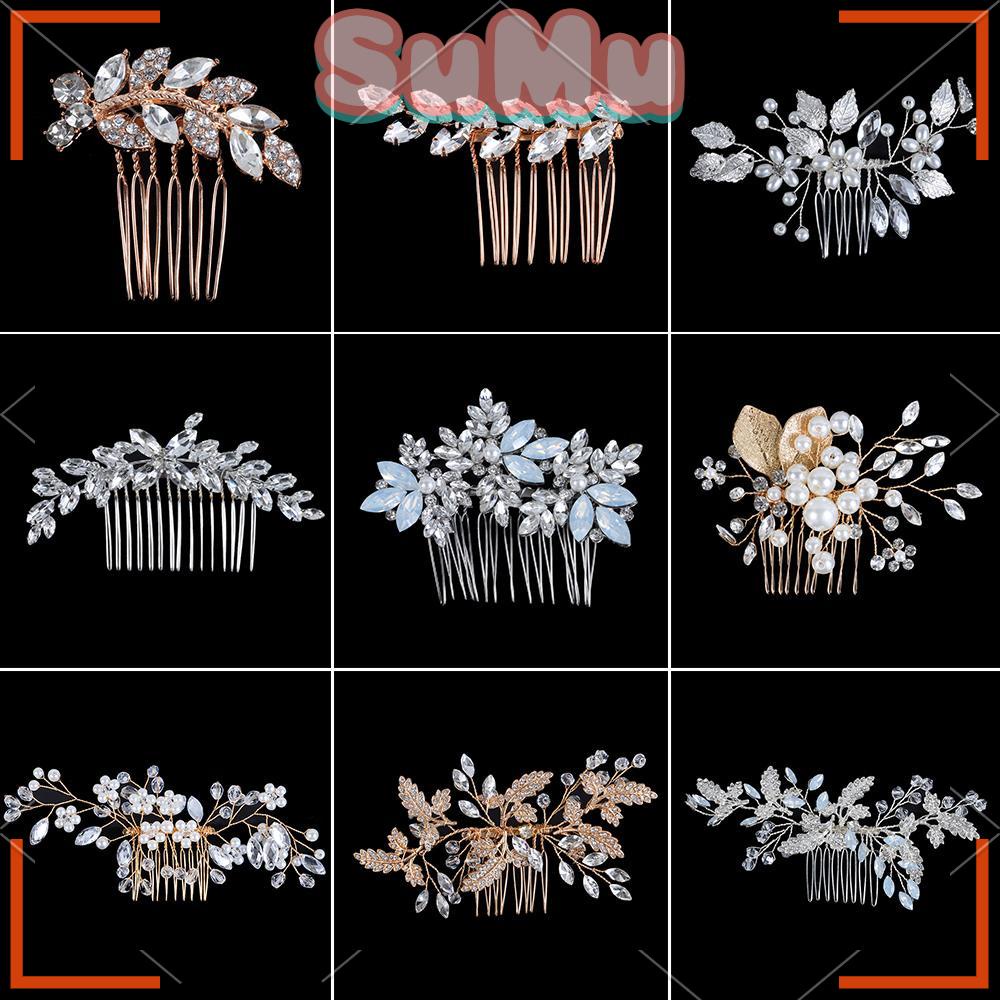 Lược Cài Tóc Cô Dâu Đính Đá Sang Trọng