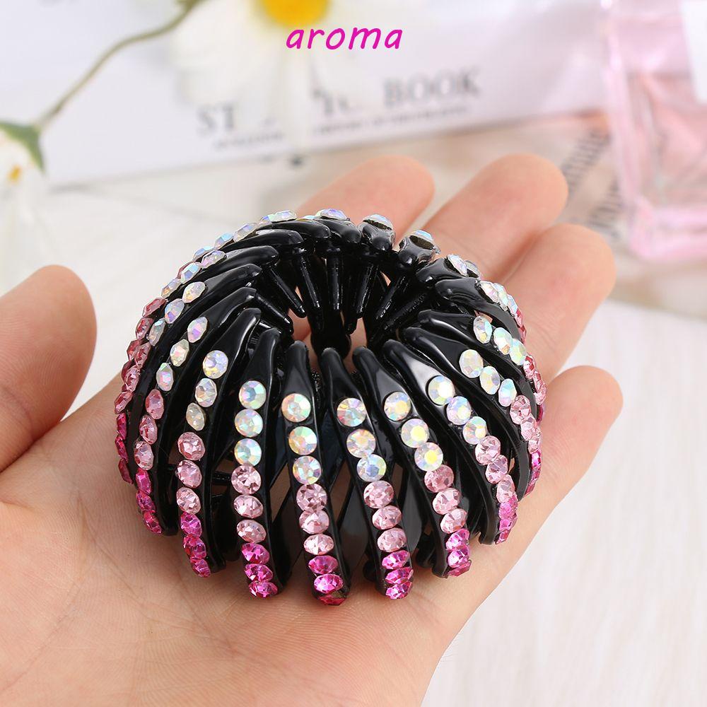 Dụng Cụ Làm Xoăn Tóc Đuôi Ngựa Bằng Acrylic Hình Tổ Chim Kiểu Vintage Giá Đỡ