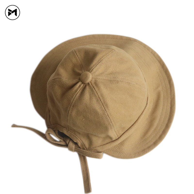 Nón Tai Bèo Rộng Vành Che Nắng Cột Dây Mẫu Mới 2023 Phong Cách Hàn Quốc Cho Nữ