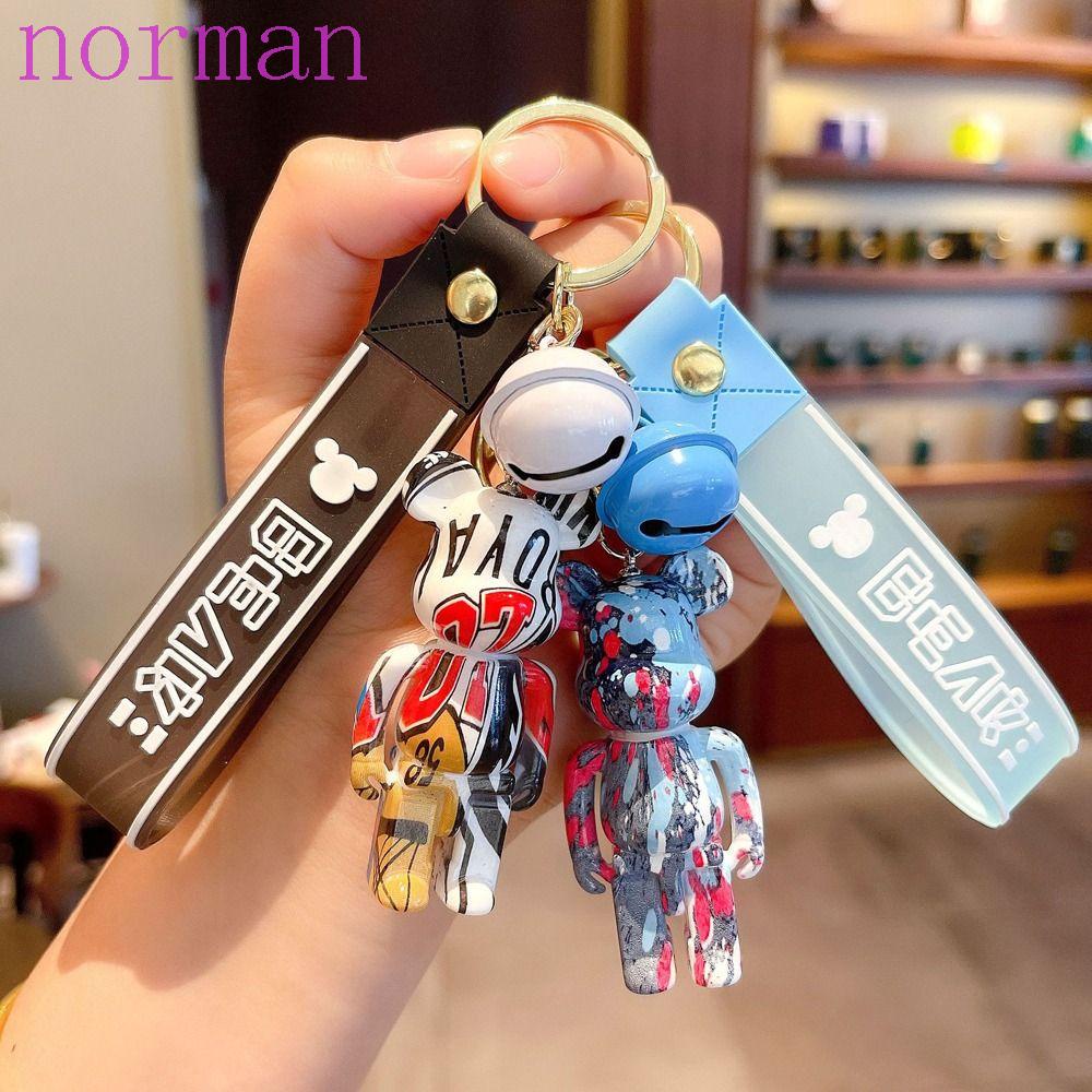 Móc Chìa Khóa Bằng Acrylic In Họa Tiết Hoạt Hình Dễ Thương Cho Cặp Đôi