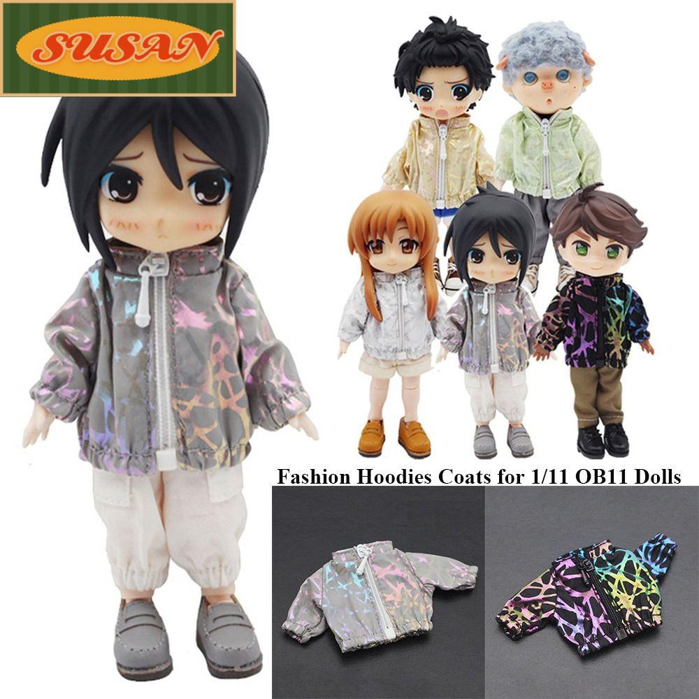 Áo Khoác Có Khóa Kéo Thời Trang Cho Búp Bê Tỉ Lệ 1 / 12