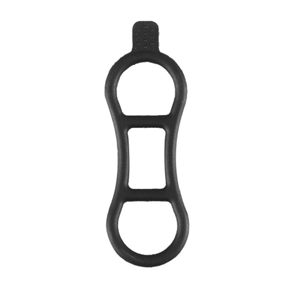 Băng Quấn Cổ Xe Đạp Bằng Silicon Màu Đen Siêu Bền Tiện Dụng