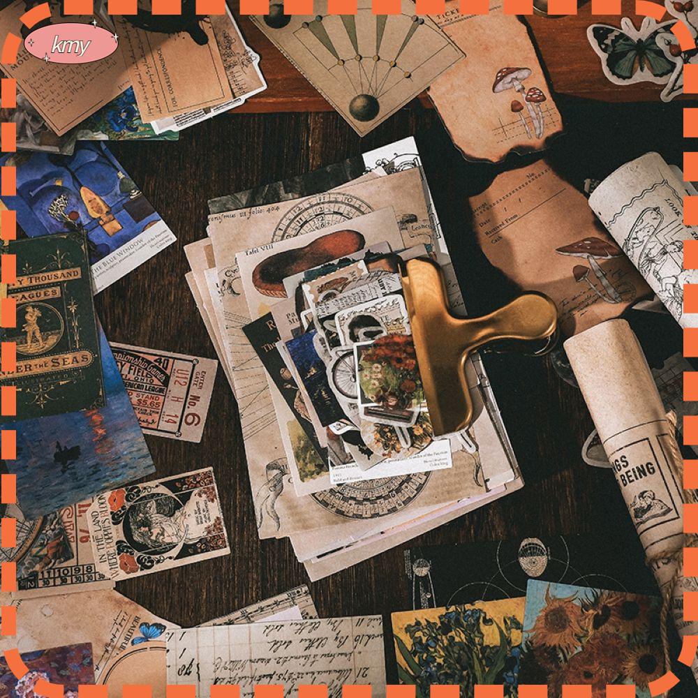 Set 200 Miếng Dán Trang Trí Sổ Tay Phong Cách Retro Diy
