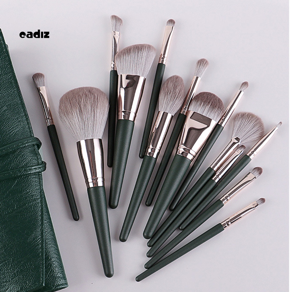 Bộ 14 Cọ Trang Điểm Lông Mềm Kèm Túi Đựng Tiện Dụng