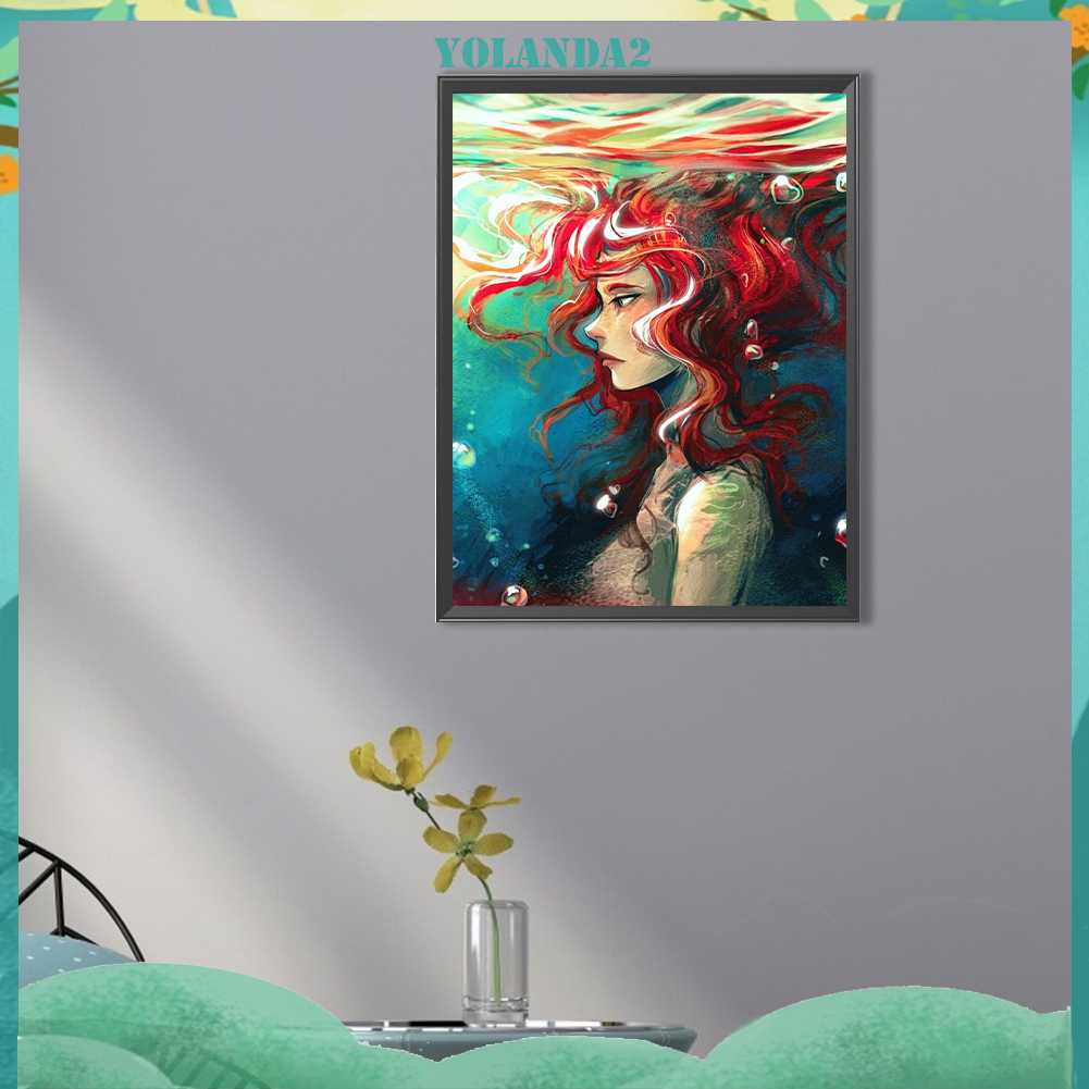 Tranh Đính Đá Kim Cương Toàn Bộ 5D DIY Hình Vẽ Trừu Tượng Trang Trí Nhà Cửa