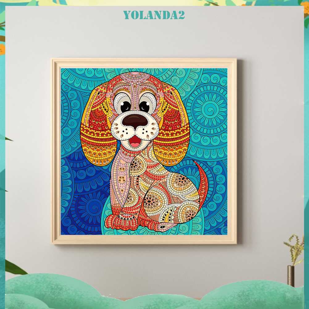 Bộ Tranh Đính Đá 5D Họa Tiết Động Vật Độc Đáo DIY Dùng Trang Trí Nhà Cửa