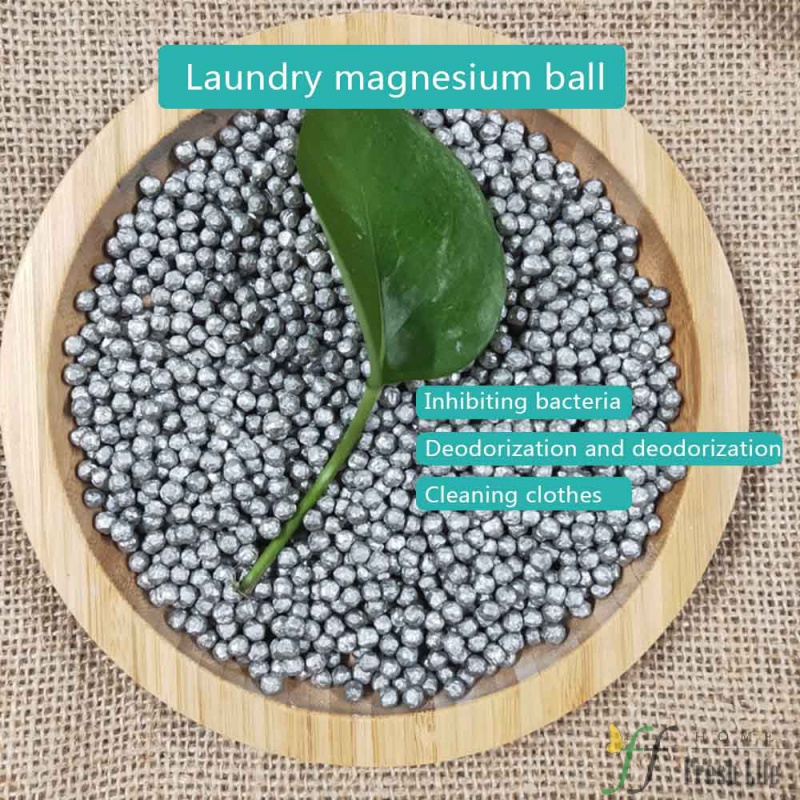 Effectively remove peculiar smell and negative potential laundry magnesium antibacterial deodorization alkaline laundry magnesium particles