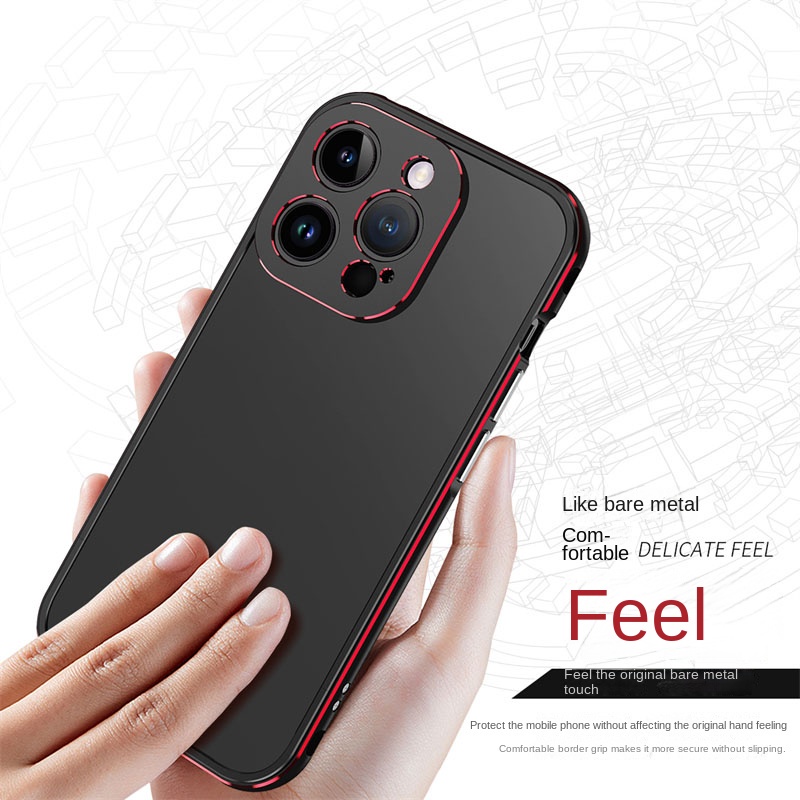 Ốp Điện Thoại Hợp Kim Nhôm Cho iphone 15 14 13 12 11 pro max mini