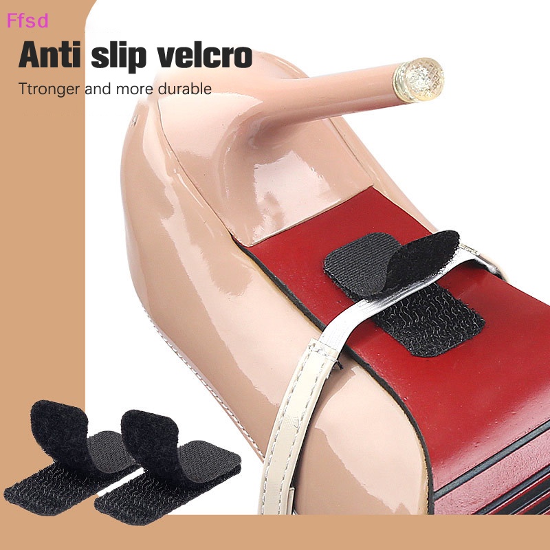 1 Cặp Khóa Dây Giày Cao Gót Hình Tam Giác Chống Trượt Dễ Điều Chỉnh