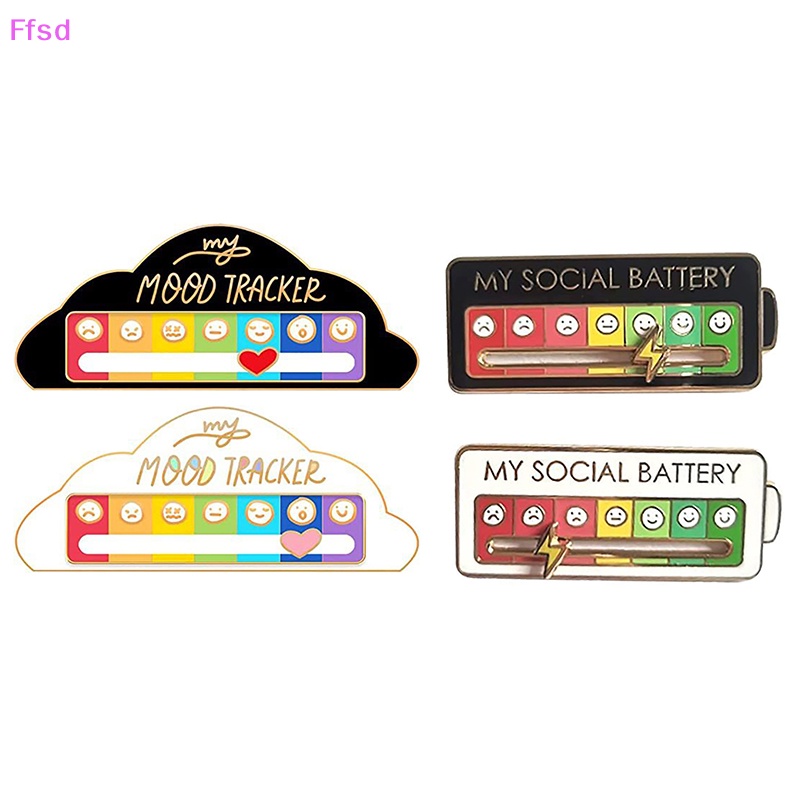 {Ffsd} Trâm Cài Áo Tráng Men Họa Tiết Hoạt Hình Emoji Sấm Sét Cho Nữ