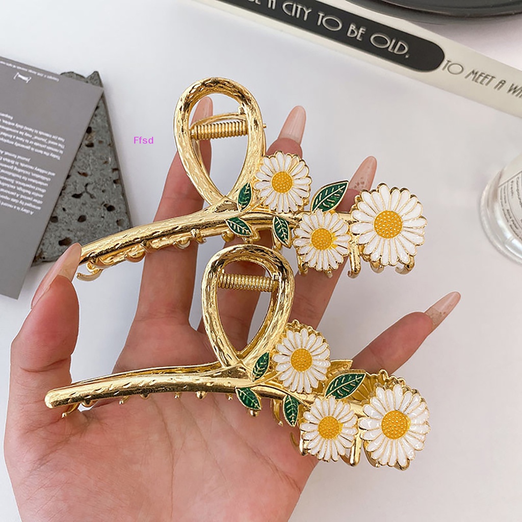 {Ffsd} Kẹp Tóc Hoa Cúc / Cá Mập Thời Trang Ngọt Ngào Cho Nữ * Hàng Bán Chạy