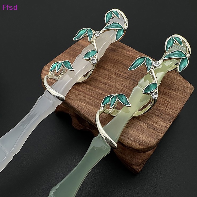 {Ffsd} Trâm Cài Tóc Bằng Tre Pha Lê Phong Cách Hanfu Trung Hoa Cổ Điển Thanh Lịch Cho Nữ