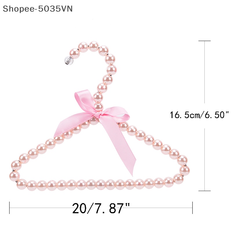 1 Móc Treo Quần Áo Đính Nơ Và Ngọc Trai Thời Trang Cho Thú Cưng Chó Mèo {akindofstar1.vn}