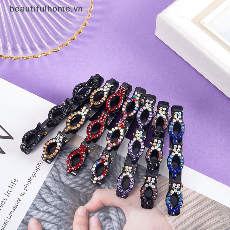 Kẹp Tóc Bện Tạo Kiểu Trang Trí Tóc Ngọt Ngào Dễ Thương Cho Nữ [beauty]