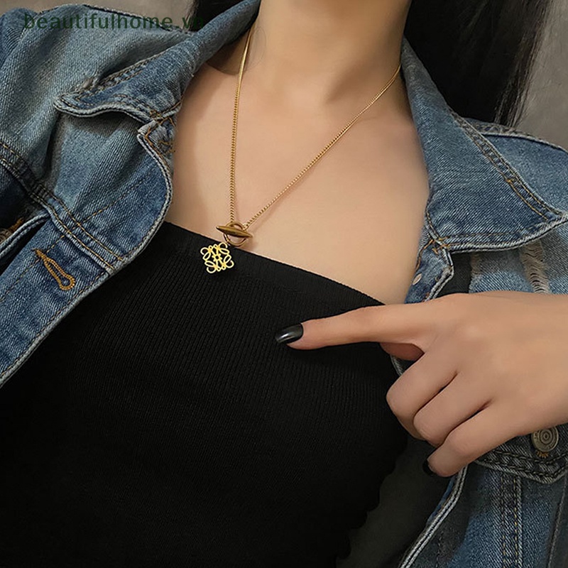 Vòng cổ Choker Bằng Thép Titan Đính Đá Xinh Xắn Cho Nữ