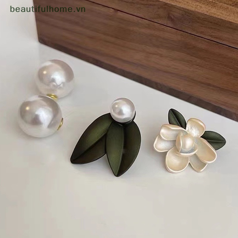 1 Đôi Bông Tai Ngọc Trai Giả Thời Trang Cho Nữ