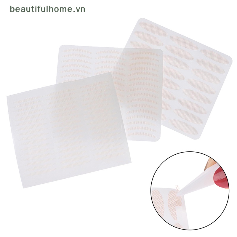 Bộ 5 Miếng Dán Kích Mí Tự Dính Bằng Lưới Ren