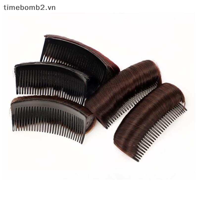 {Timebomb} Đệm Tóc Giả Bằng Sợi Chèn Chịu Nhiệt Độ Cao Thoải Mái Vô Hình