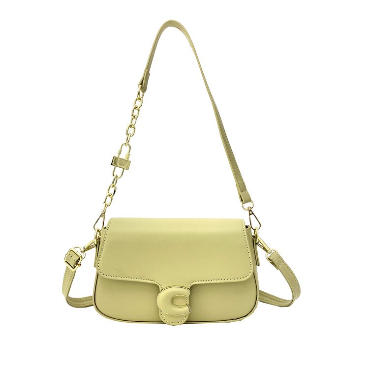 Túi Đeo Chéo Màu Sắc Kẹo Ngọt Phối Dây Xích Thời Trang Cho Nữ