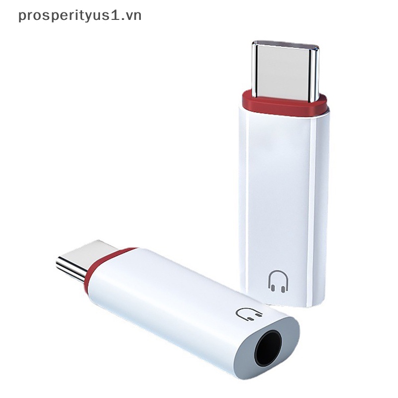 1 Giắc Chuyển Đổi 3.5mm Female Sang Type C Male Cho Samsung Huawei Macbook 3.5mm