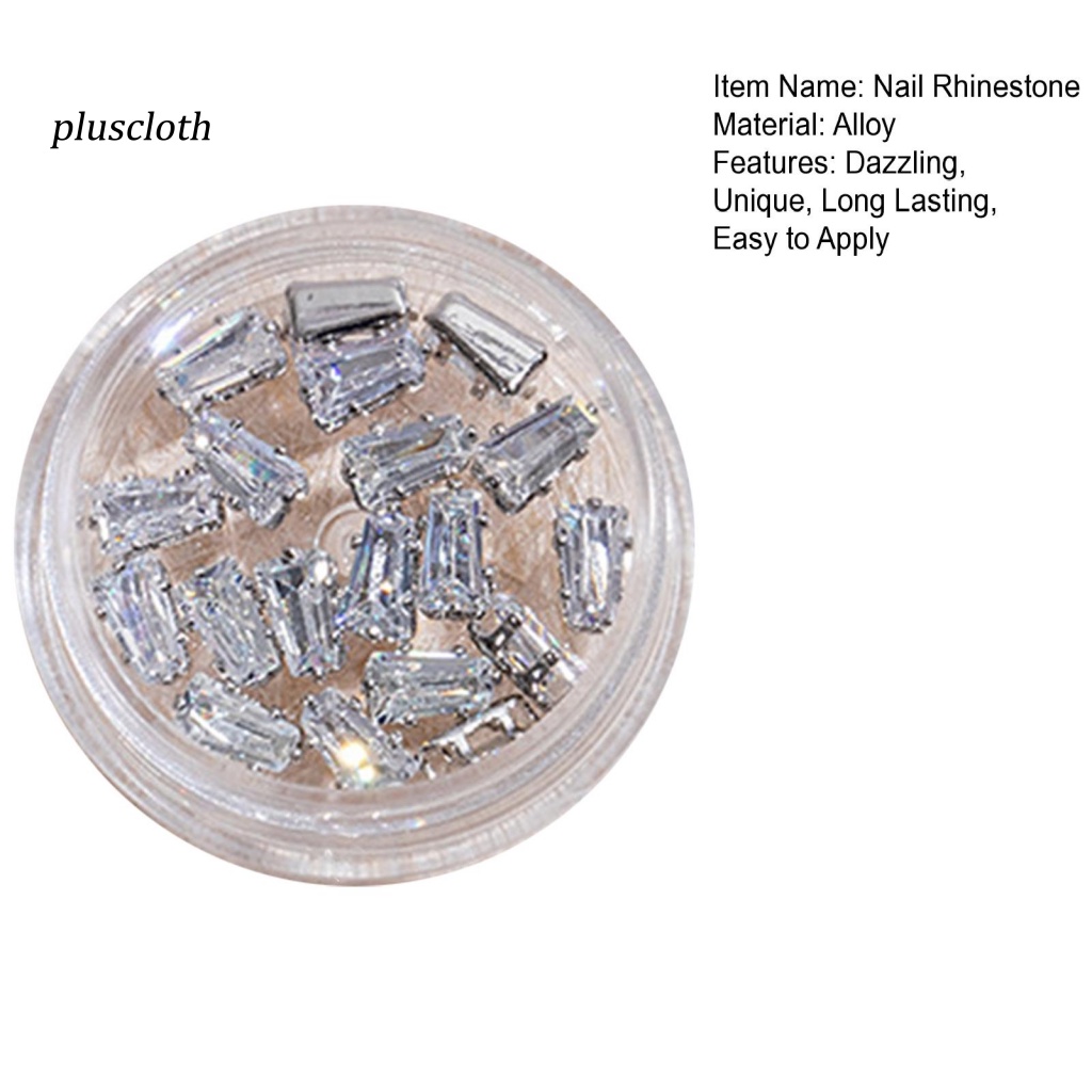 1 Hộp Phụ Kiện Trang Trí Móng Tay Nghệ Thuật Tạo Hiệu Ứng 3D Bằng Hợp Kim DIY