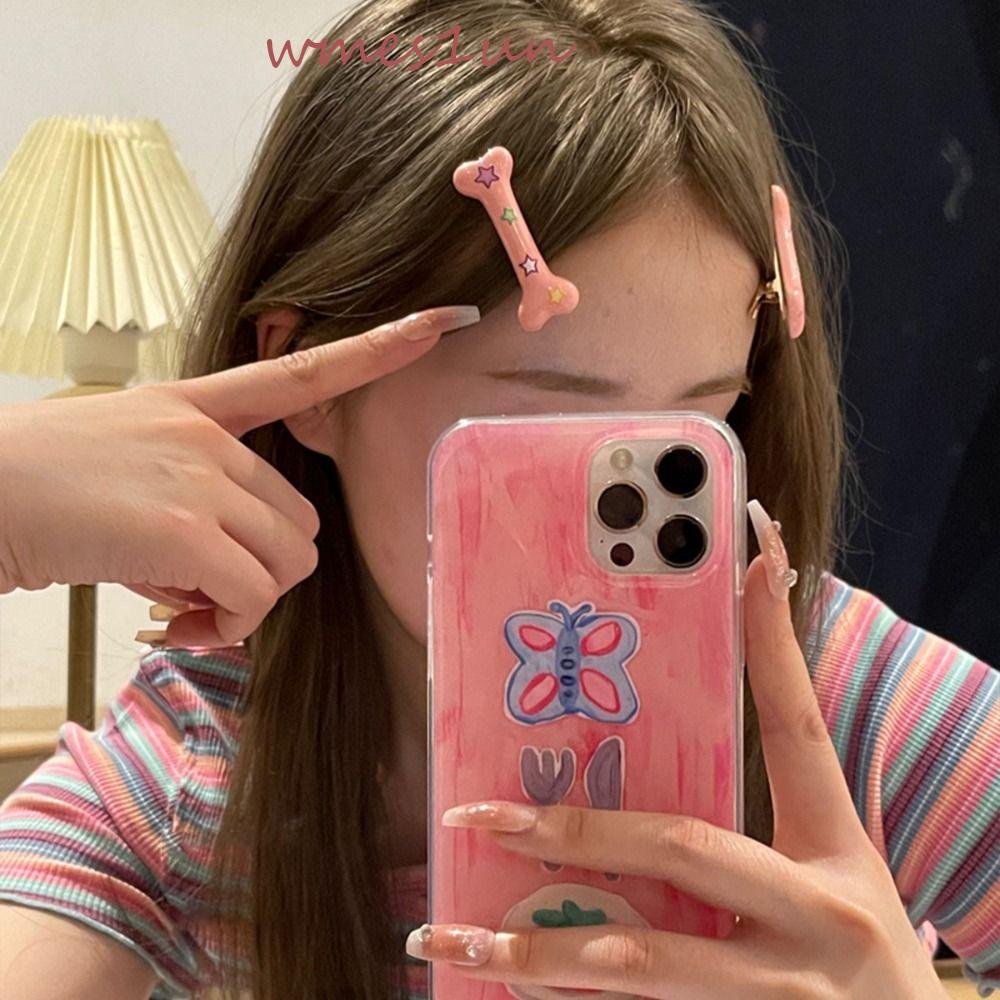 Kẹp Tóc Hình Ngôi Sao Năm Cánh 15H Bằng Nhựa Resin Phong Cách Harajuku Hàn Quốc Ngọt Ngào Cho Nữ