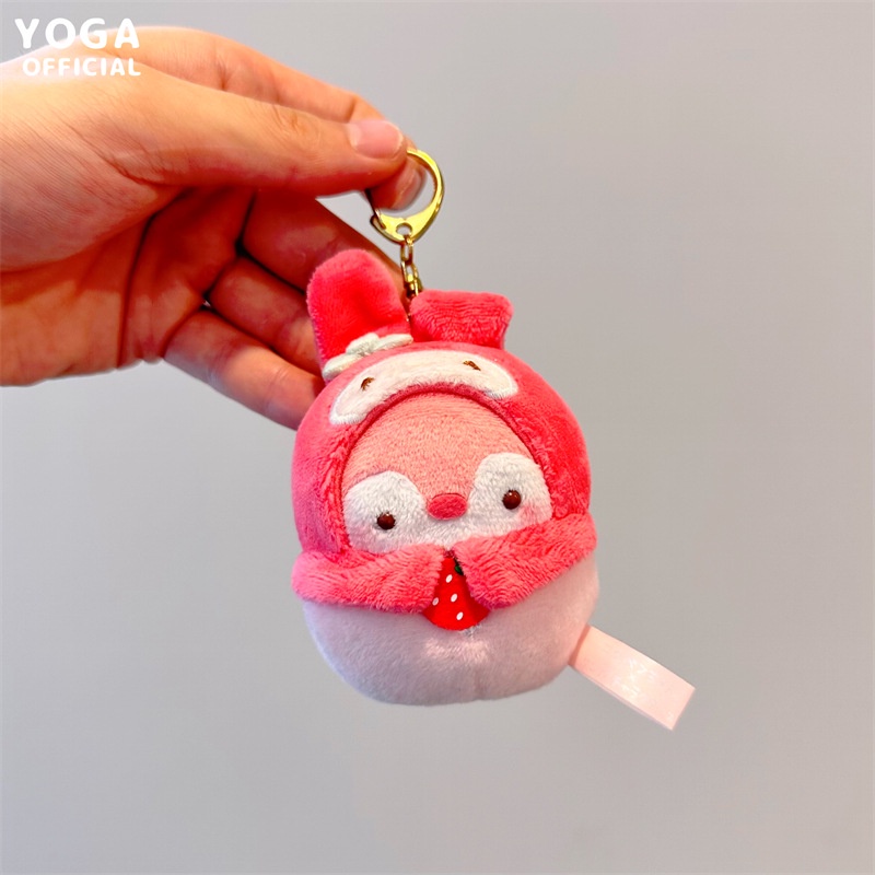 SANRIO Móc Khóa Hình Chim Cánh Cụt Kuromi My Melody Cinnamoroll Plushie Nhồi Bông Mềm Mại Đáng Yêu