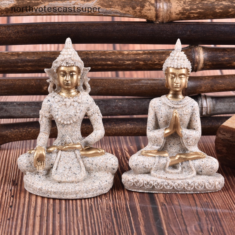 Tượng Phật Bằng Đá Cát Thái Lan Dùng Trang Trí Nhà
