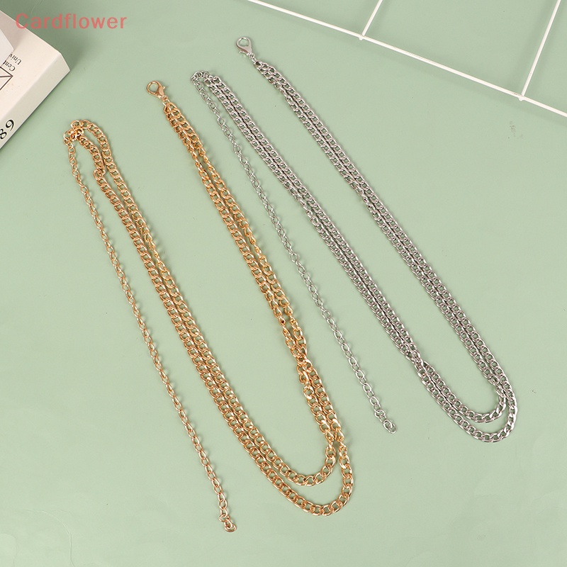 < Cardflower > Dây Chuyền Cơ Thể Bằng Hợp Kim Mỏng Nhiều Lớp Đơn Giản Thời Trang Cho Nữ Mới