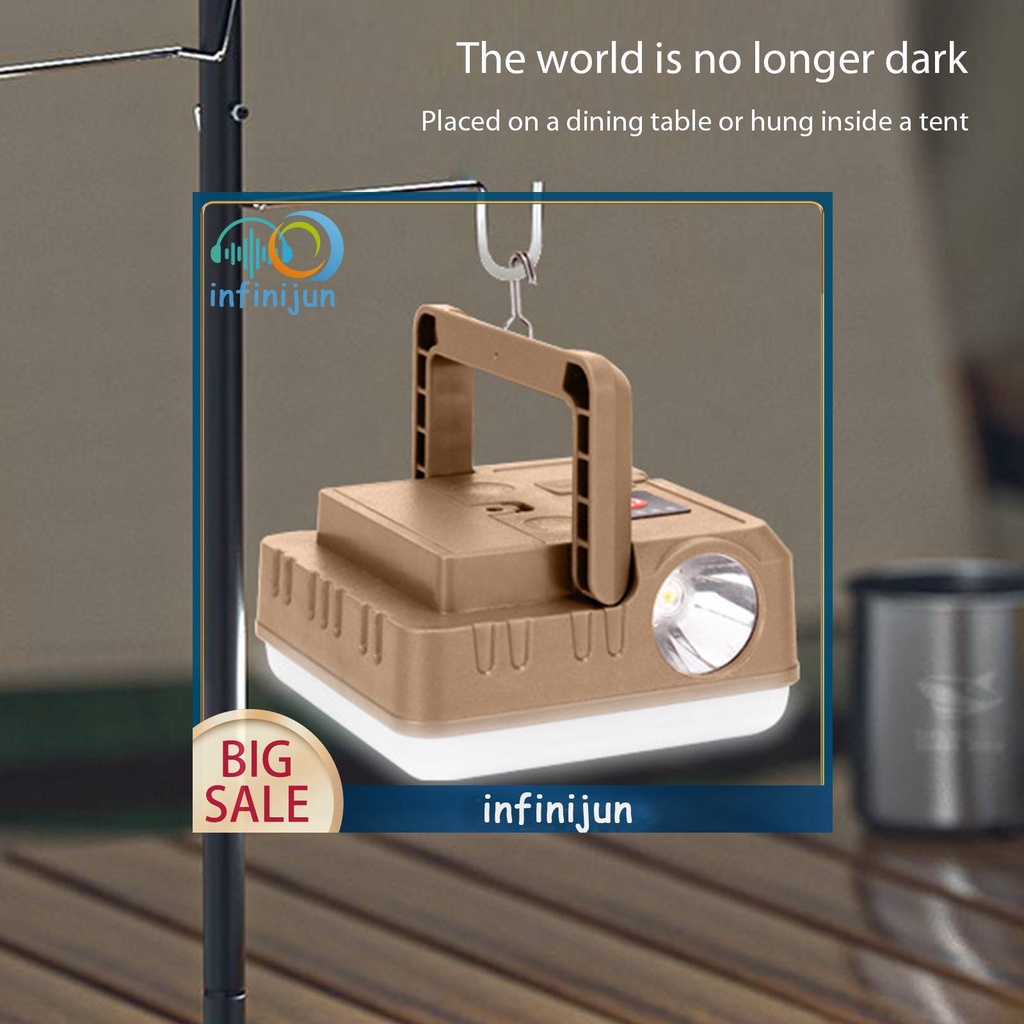 Đèn LED Cắm Trại 5 Chế Độ IP44 1200mAh