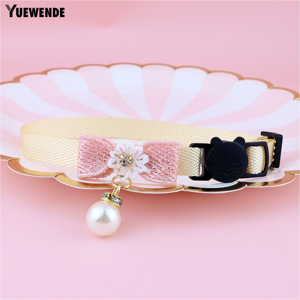 Vòng Cổ Nơ Bướm Kiểu Công Chúa Xinh Xắn Cho Mèo Cưng YQ.E