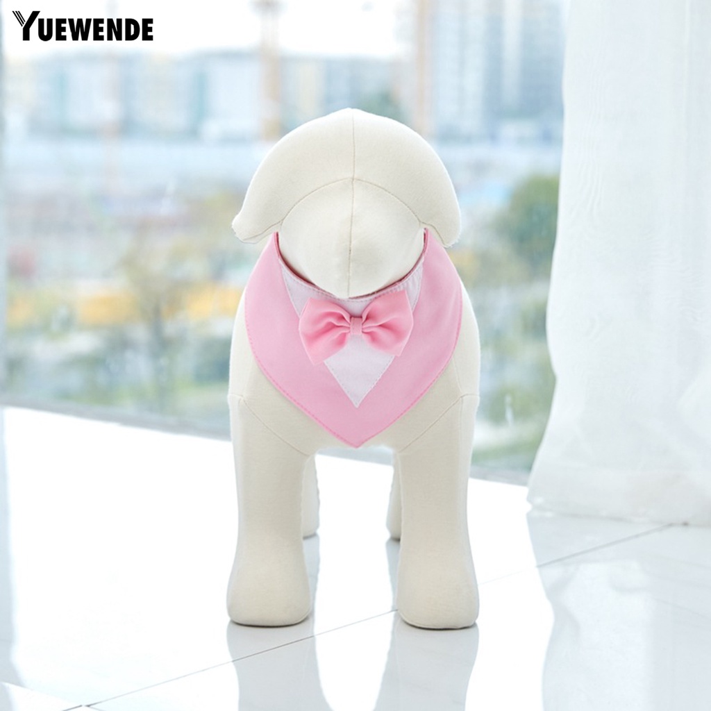 Khăn Quàng Cổ Tam Giác Thắt Nơ Dễ Điều Chỉnh Cho Thú Cưng