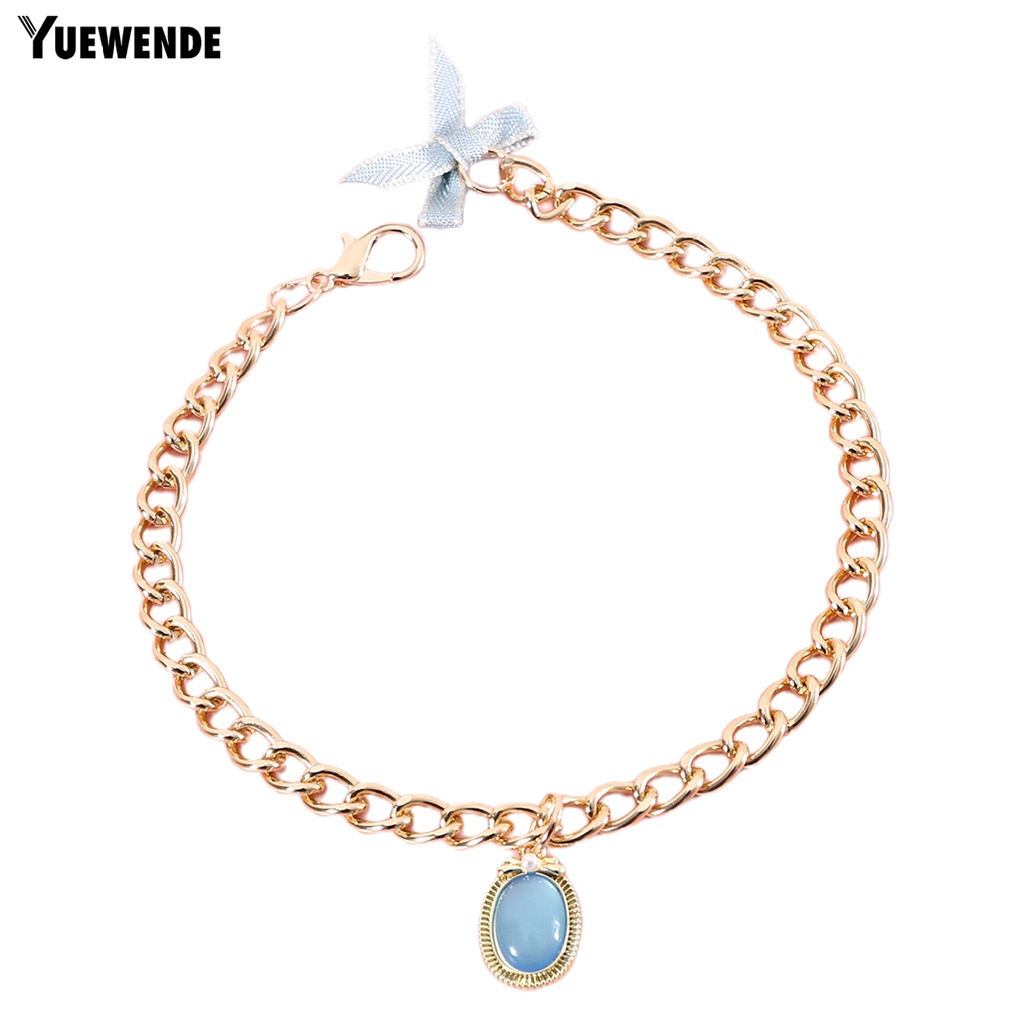 Vòng Cổ Đính Đá Quý Giả Thanh Lịch Bắt Mắt Dành Cho Thú Cưng YQ.E