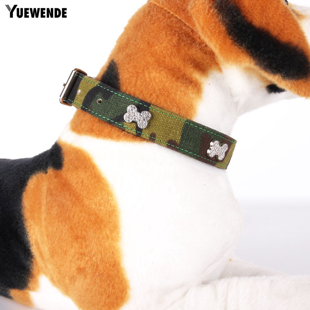 Vòng Cổ Họa Tiết Rằn Ri Đính Đá Thời Trang Cho Thú Cưng YQ.E