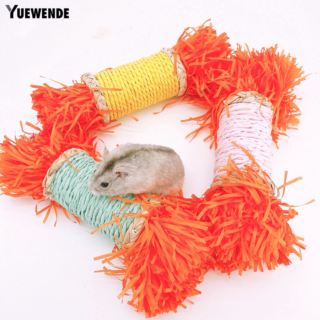Yq.e Đồ Chơi Đường Hầm Giấy Gọn Nhẹ Chống Trầy Xước Chống Cắn Luyện Tập Nhai Cho Hamster / Thú Cưng