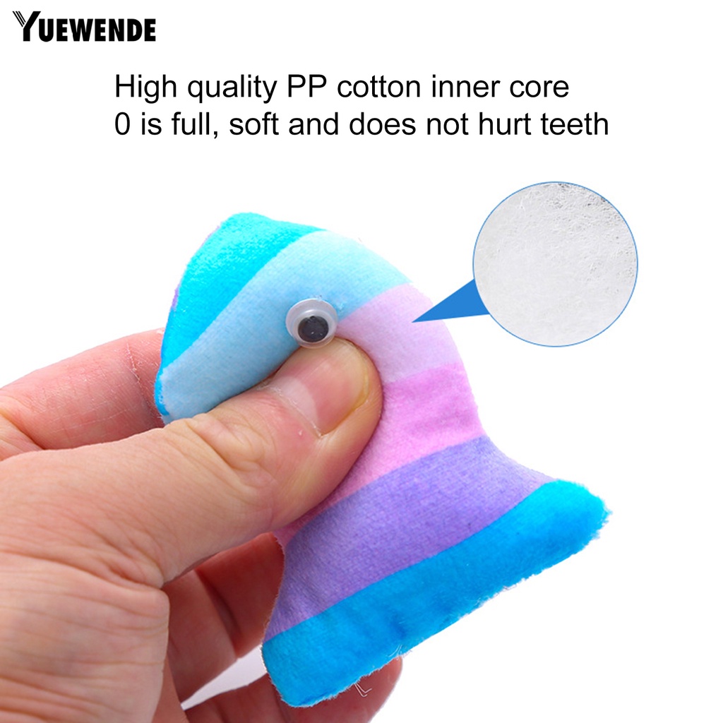 Đồ Chơi Nhồi Bông Mềm Mại Hình Cá Chống Trầy Xước Độ Co Giãn Cao Huấn Luyện Răng Cho Cún Cưng YQ.E