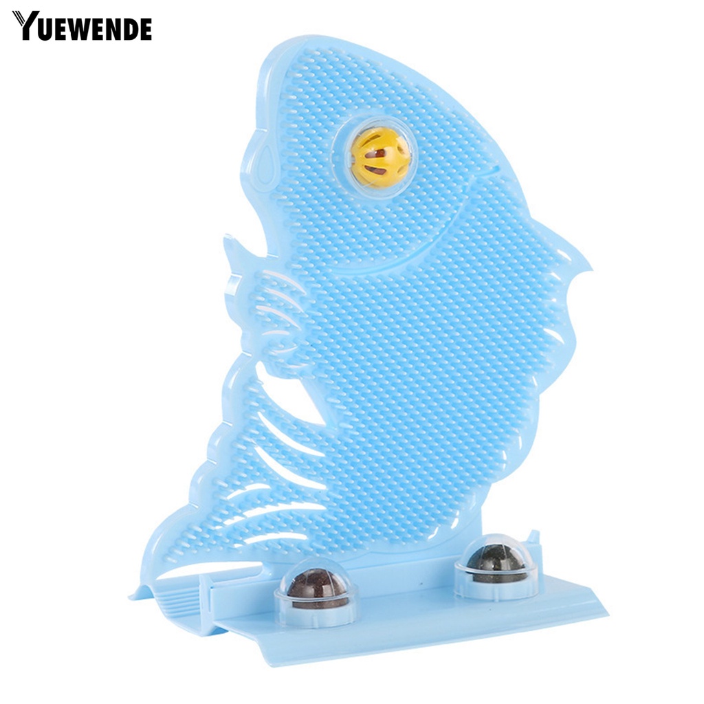 Yq.e 1 Bộ Đồ Chơi Cào Móng Bằng Nhựa Nhám Kích Thước Nhỏ Gọn Chống Mài Mòn Thiết Kế Hình Dạng Chuông Có Thể Tháo Rời Kèm Bóng Cà