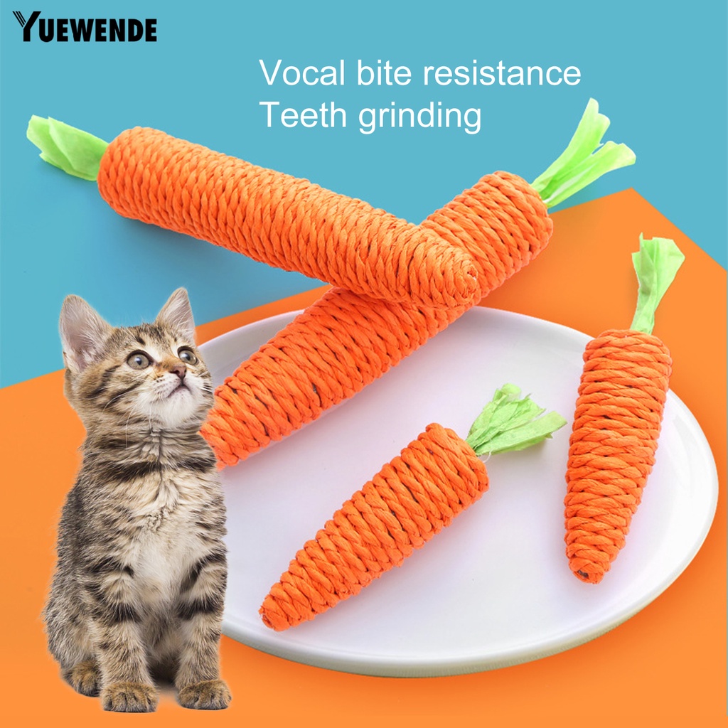 Đồ Chơi Nhai Gặm Hình Củ Cà Rốt Dễ Thương Cho Thú Cưng