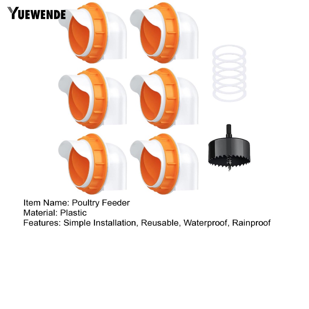 1 Bộ Dụng Cụ Cho Vịt Ăn Tự Động Không Chất Thải Thân Thiện Với Môi Trường DIY